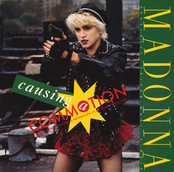 CAUSING A COMMOTION  MAXI 45T  HONG KONG / MADONNA - CD - DISQUES - RECORDS -  BOUTIQUE VINYLES
