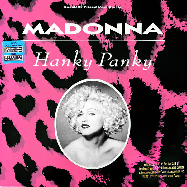 HANKY PANKY  MAXI 45T SAMPLER USA  / MADONNA - CD - DISQUES - RECORDS -  BOUTIQUE VINYLES