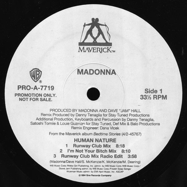 HUMAN NATURE MAXI 45T SAMPLER USA / MADONNA - CD - DISQUES - RECORDS -  BOUTIQUE VINYLES