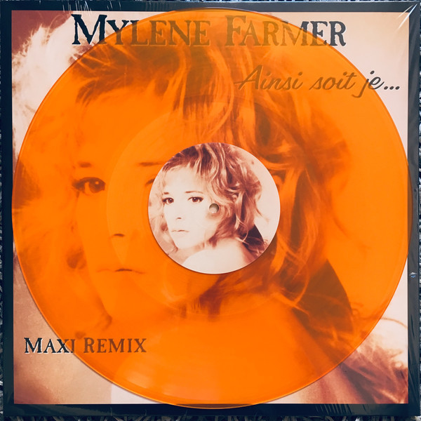 AINSI SOIT JE  / MAXI 45 T ORANGE  2018 / MYLENE FARMER - RECORDS - DISQUES - VINYLES - CD - SHOP -