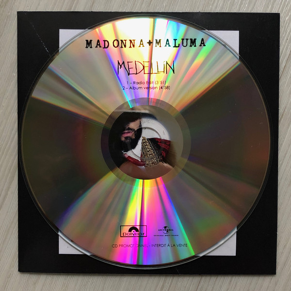 MEDELLIN CD SAMPLER FRANCE / MADONNA - CD - DISQUES - RECORDS -  BOUTIQUE VINYLES-COLLECTORS
