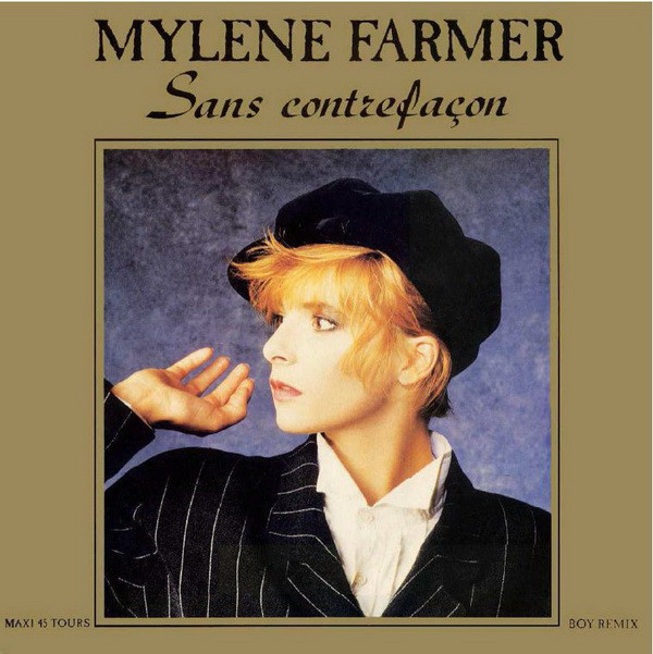 SANS CONTREFACON  MAXI 45T  FRANCE 1ER PRESS / MYLENE FARMER-RECORDS-DISQUES-VINYLES-CD- SHOP-