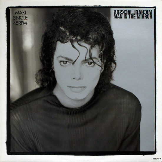 MAN IN THE MIRROR MAXI 45T EUROPE / MICHAEL JACKSON-CD-DISQUES-RECORDS-VINYLES