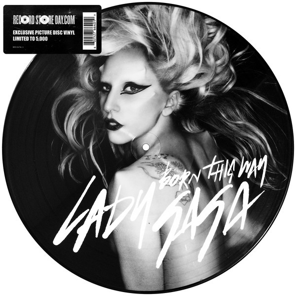 BORN THIS WAY PICTURE DISC RSD 2011   LADY GAGA-CD-DISQUES-RECORDS-BOUTIQUE VINYLES-MUSICSHOP-AWARDS