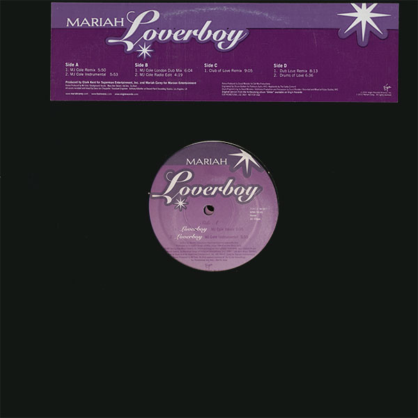 LOVERBOY  MAXI 45T  USA  / MARIAH CAREY-CD-DISQUES-VINYLES-SHOP-COLLECTORS-STORE