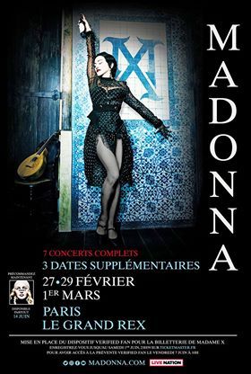 POSTER   MADAME X  FRANCE / MADONNA - CD - DISQUES - RECORDS -  BOUTIQUE VINYLES-COLLECTORS