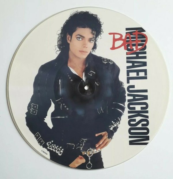 BAD PICTURE DISC UK   / MICHAEL JACKSON-CD-DISQUES-RECORDS-VINYLES-STORE-BOUTIQUE