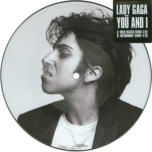 YOU AND I  PICTURE DISC  EUROPE /  LADY GAGA-CD-DISQUES-BOUTIQUE VINYLES-RECORDS