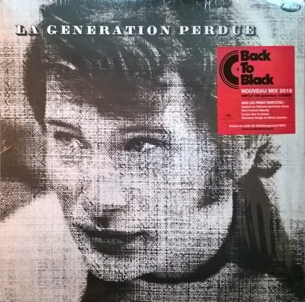 GENERATION PERDUE  33T  FRANCE / JOHNNY HALLYDAY-CD-DISQUES-RECORDS-BOUTIQUE VINYLES-RECORDS