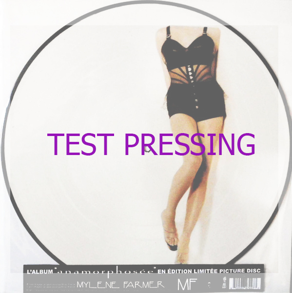 ANAMORPHOSEE  TEST PRESSING PICTURE DIC / MYLENE FARMER-RECORDS-DISQUES-VINYLES-CD- SHOP-
