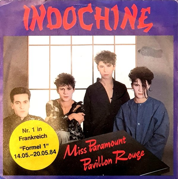MISS PARAMOUNT 45T STICKER  HOLLANDE  INDOCHINE-CD-DISQUES-RECORDS-BOUTIQUE VINYLES-RECORDS