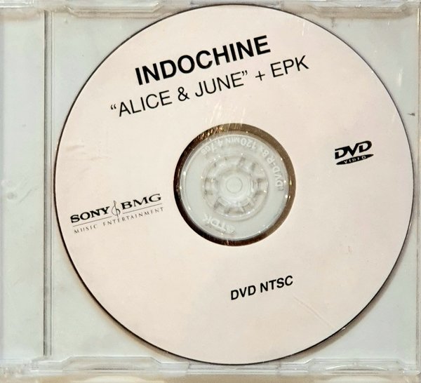 ALICE ET JUNE DVD SAMPLER   INDOCHINE-CD-DISQUES-RECORDS-BOUTIQUE VINYLES-RECORDS