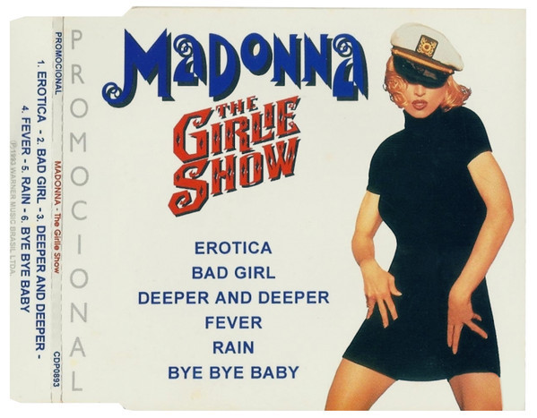 THE GIRLIE SHOW CD SAMPLER BRESIL  MADONNA-CD-DISQUES--BOUTIQUE VINYLES-SHOP-STORE-LPS-VINYLS