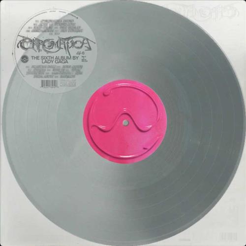 CHROMATICA 33T ARGENT LIMITE UK / LADY GAGA  - CD - DISQUES - RECORDS -  BOUTIQUE VINYLES-RECORDS
