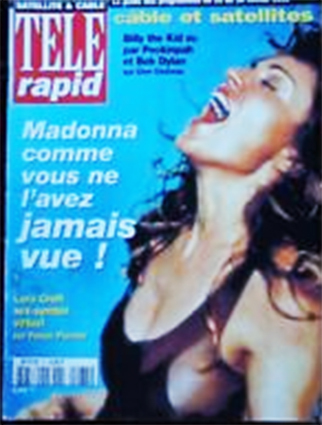 TELE RAPID MAGAZINE  FRANCE 1999 MADONNA-CD-DISQUES-RECORDS-BOUTIQUE VINYLES-SHOP-STORE-LPS-VINYLS