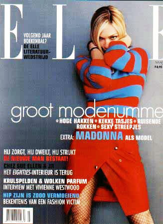 ELLE MAGAZINE 2001 HOLLANDE  MADONNA-CD-DISQUES-RECORDS-BOUTIQUE VINYLES-SHOP-STORE-LPS-VINYLS