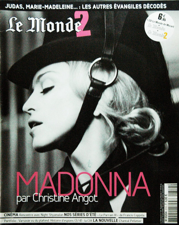 LE MONDE MAGAZINE 819 FRANCE  MADONNA-CD-DISQUES-RECORDS-BOUTIQUE VINYLES-SHOP-STORE-LPS-VINYLS