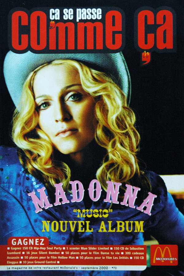 MAC DO MAGAZINE 2000 FRANCE  MADONNA-CD-DISQUES-RECORDS-BOUTIQUE VINYLES-SHOP-STORE-LPS-VINYLS