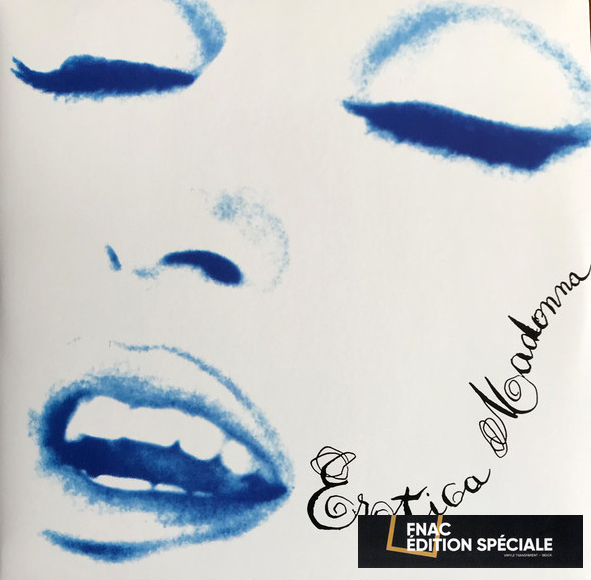 EROTICA  33T   FRANCE  BLANC  MADONNA-CD-RECORDS-BOUTIQUE VINYLES-SHOP-STORE-LPS-VINYLE-DISQUAIRE
