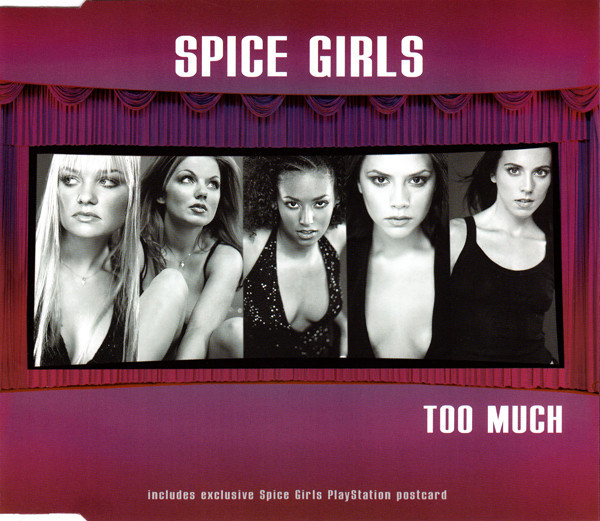 TOO MUCH CD MAXI   UK / SPICE GIRLS-CD-DISQUES-RECORDS-BOUTIQUE VINYLES-SHOP-COLLECTORS-DISQUAIRE