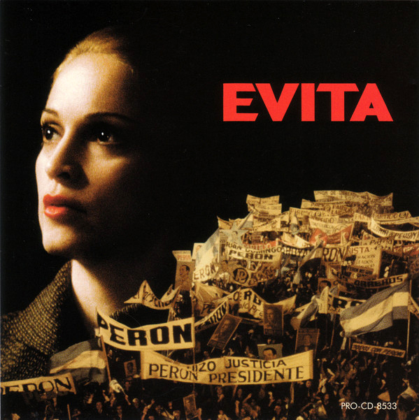 EVITA  CD SAMPLER USA / MADONNA-DISQUES-RECORDS-BOUTIQUE VINYLES-SHOP-STORE-LPS-VINYLS