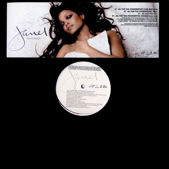 All for yo maxi 45T sampler UK / janet jackson-cd-dischi-records-negozio vi...
