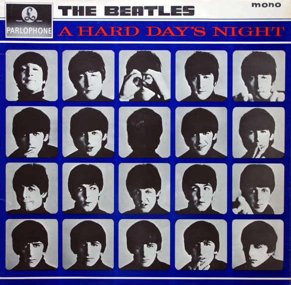 A HARD DAY'S NIGHT 33T UK /THE BEATLES-CD-DISQUES-RECORDS-BOUTIQUE VINYLES-SHOP-LPS-VINYLS