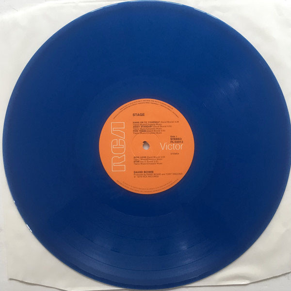 STAGE  BLUE LP HOLLAND / DAVID BOWIE  - CD - RECORDS -  BOUTIQUE VINYLES