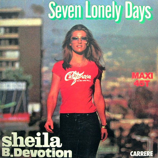 SEVEN LONELY DAYS MAXI 45T/SHEILA-CD-DISQUES-RECORDS-BOUTIQUE VINYLES-SHOP-LPS-STORE-SHOP-COLLECTORS