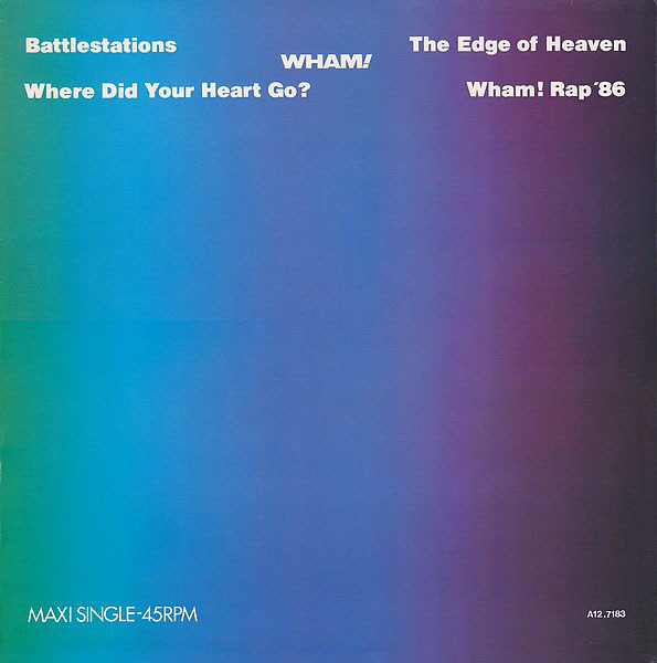 THE EDGE  MAXI 45T  EUROPE / GEORGE MICHAEL-WHAM-CD-DISQUES-RECORDS-BOUTIQUE VINYLES-SHOP-