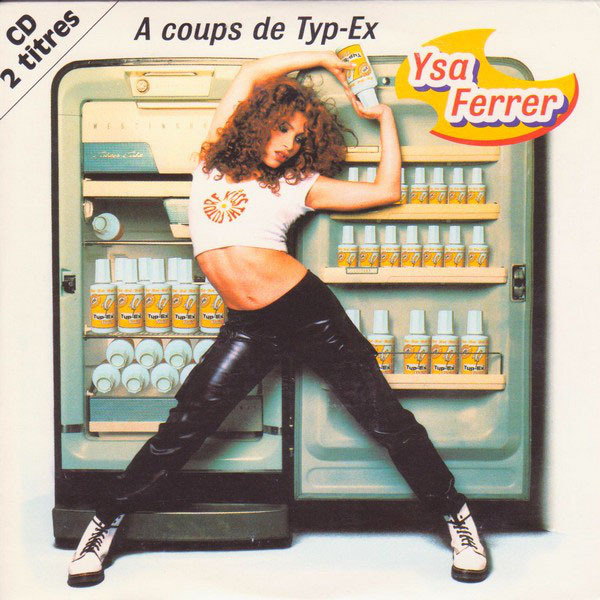 A COUPS DE TYP-EX CD SINGLE / YSA FERRER-CD-DISQUES-RECORDS-BOUTIQUE VINYLES-SHOP-LPS-VINYLS