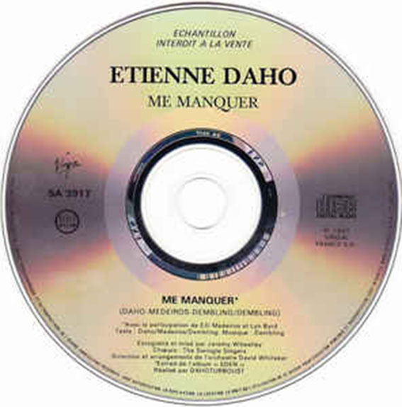 ME MANQUER  CD SAMPLER  /ETIENNE DAHO-CD-DISQUES-RECORDS-BOUTIQUE VINYLES-SHOP-VINYLS