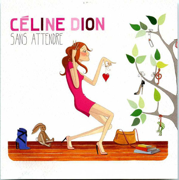 SANS ATTENDRE  CD + CALENDRIER FRANCE/ CELINE DION-CD-DISQUES-BOUTIQUE VINYLES-SHOP-DISQUAIRE