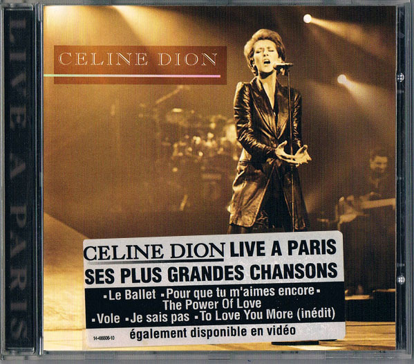 LIVE A  PARIS CD FRANCE / CELINE DION-CD-DISQUES-BOUTIQUE VINYLES-SHOP-DISQUAIRE