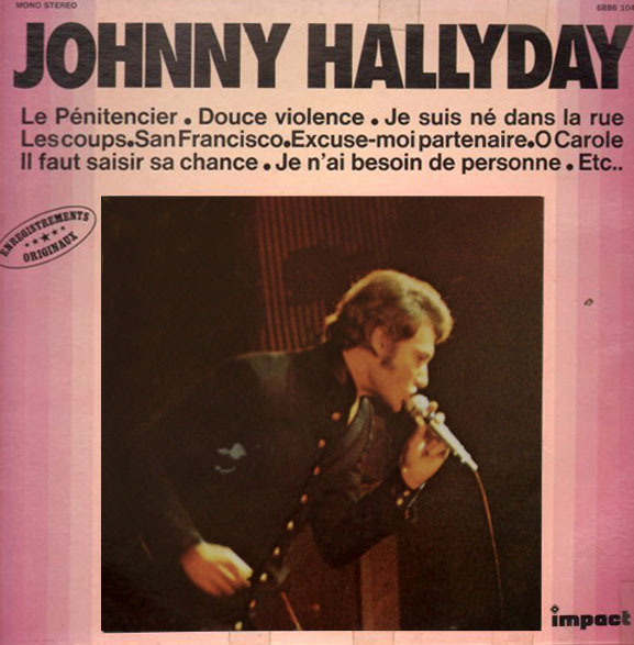 JOHNNY HALLYDAY 33T FRANCE  JOHNNY HALLYDAY-CD-DISQUES-RECORDS-BOUTIQUE VINYLES-RECORDS