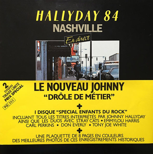 DROLE DE METIER 33T  FRANCE  / JOHNNY HALLYDAY-CD-DISQUES-RECORDS-BOUTIQUE VINYLES-RECORDS