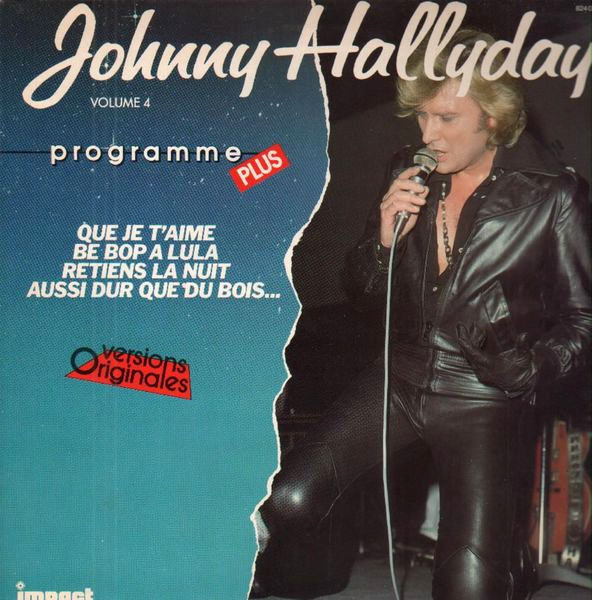 VOLUME 4  33T  FRANCE JOHNNY HALLYDAY-CD-DISQUES-RECORDS-BOUTIQUE VINYLES-RECORDS