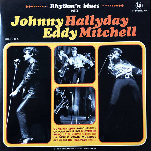 Rhythm'n Blues Part.1 33T FRANCE  JOHNNY HALLYDAY-CD-DISQUES-RECORDS-BOUTIQUE VINYLES-RECORDS