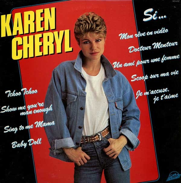 KAREN CHERYL 33T  FRANCE /KAREN CHERYL-CD-DISQUES-RECORDS-BOUTIQUE VINYLES-SHOP-LPS-VINYLS