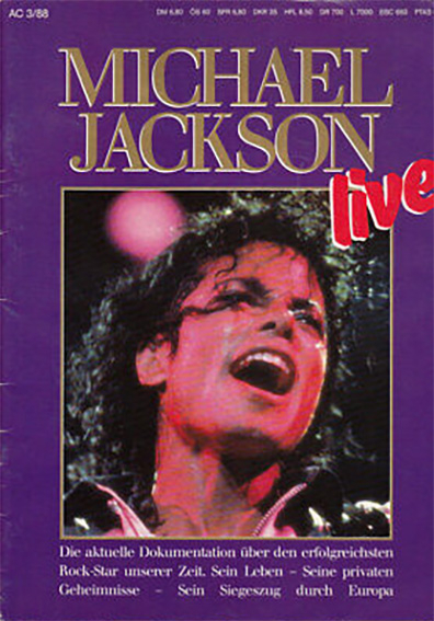 MICHAEL JACKSON LLIVE MAGAZINE /  MICHAEL JACKSON- CD - DISQUES - RECORDS -  BOUTIQUE VINYLES