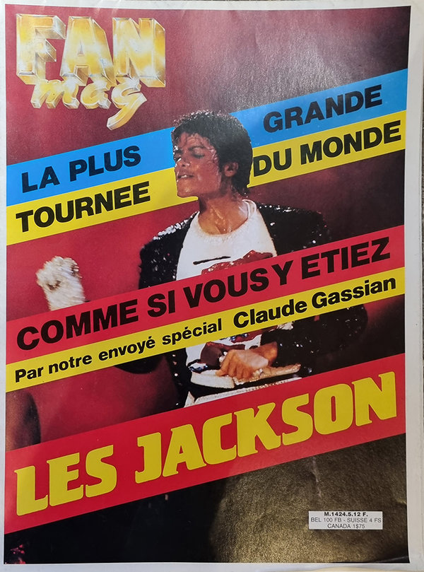 FAN MAG MAGAZINE FRANCE   MICHAEL JACKSON- CD - DISQUES - RECORDS -  BOUTIQUE VINYLES
